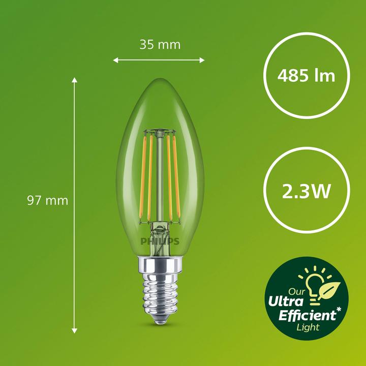 Produktbild Philips LED Classic (E14, 2.30 W, 485 lm, 1 x, A)