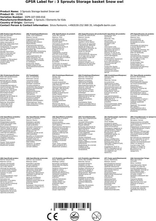 Image du produit 3 Sprouts Chouette