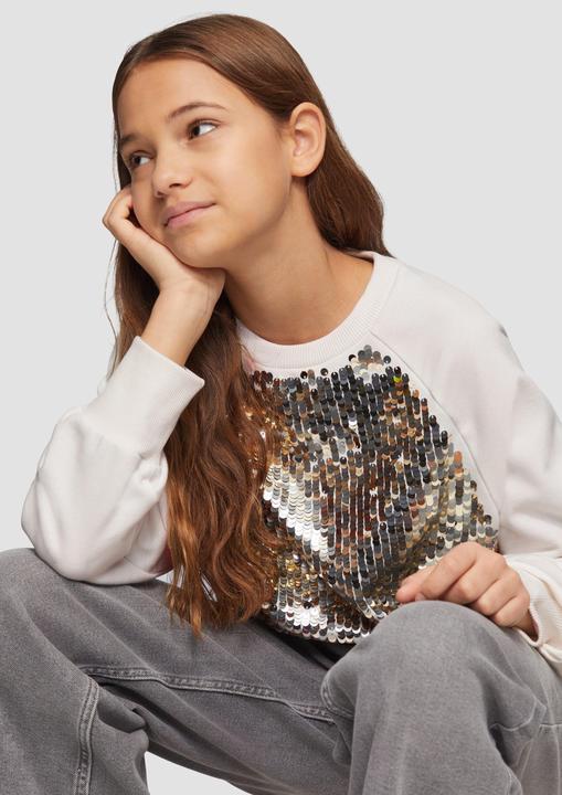 Immagine prodotto S.Oliver Sweatshirt Sweatshirt mit Pailletten (158, 164)