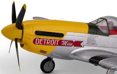Produktbild E-Flite FLUGZEUG UMX P-51D Mustang 493mm BNF Basic Basic - Detroit Miss (Warbird)