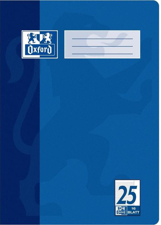 Produktbild Oxford Schulheft, A4, Lineatur 25 (A4, Liniert, Harter Einband)