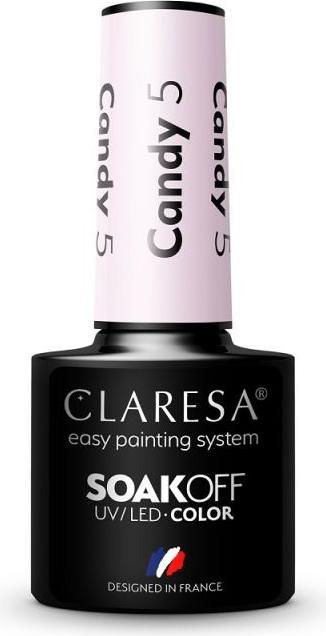 Produktbild Claresa Soak Off Uv/Led Candy Gel Polish 5 5G (UV-Gel Lack)