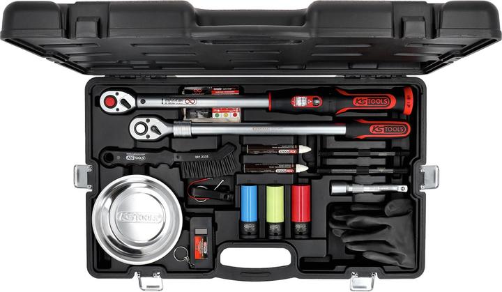 Productafbeelding KS Tools 516.2450 MASTER Radwechsel-Service-Satz mit 1/2" INFINITOOL Ratschen-Dr (1/2", 20 - 200 Nm)