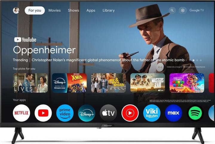 Actual product image Sharp 32GF3265E Smart TV 32 Pollici Full (32", QLED, Full HD, 2025)