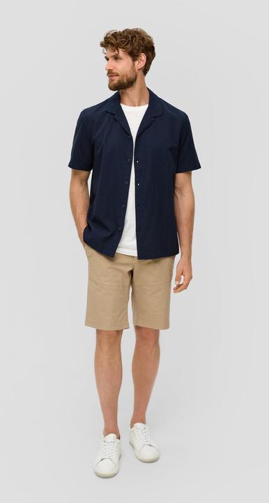 Immagine prodotto s.Oliver Hemd Kurzarmhemd mit Crêpestruktur (M)