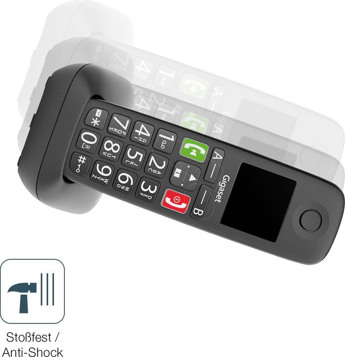 Produktbild Dipos Anti-Shock Displayschutz Matt 9H (1 Stück, Gigaset GS290)