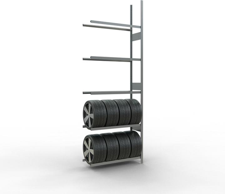 Produktbild Schulte Lagertechnik Räder-Anbauregal MULTIplus151