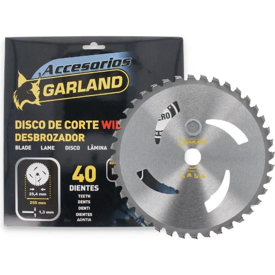 Garland, Lama, Brushcutter cutting blade, 40 teeth, ø255 x 25.4 x 1.3 mm