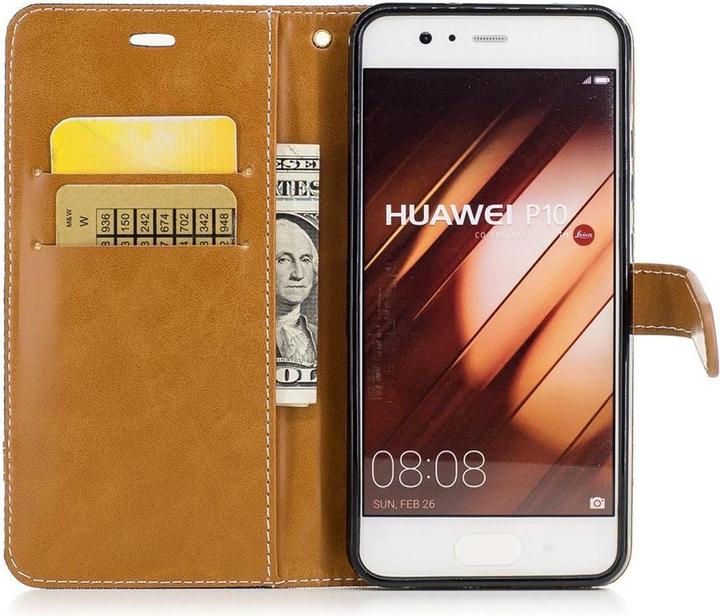 Produktbild König Design Hülle Handy Schutz für Huawei P10 Case Cover Tasche Wallet Etui Handyhülle Neu (Haier P10)