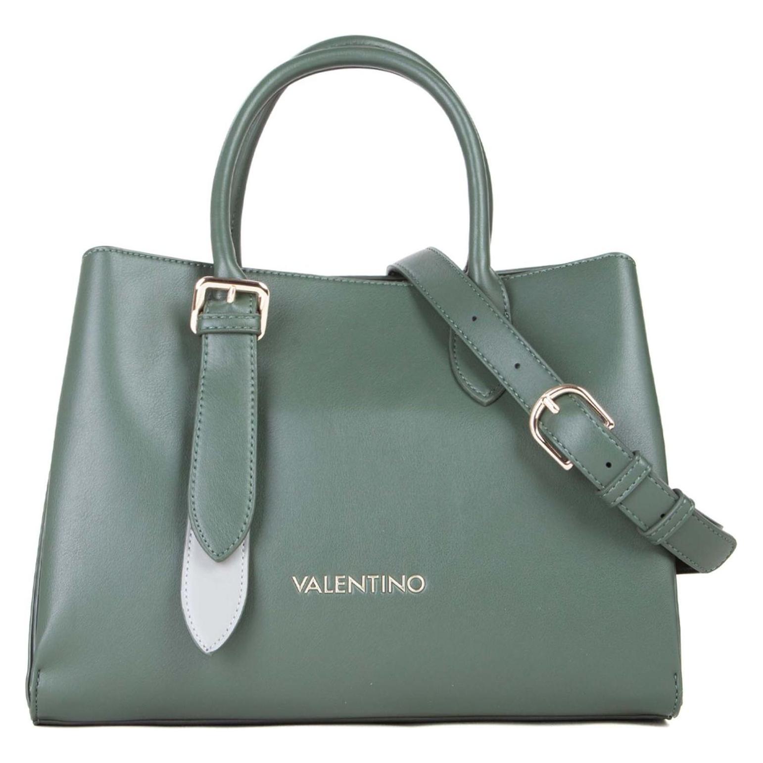 Valentino, Damen, Handtasche, Alvarado Handtasche - Grün/Grau, Grau, Grün