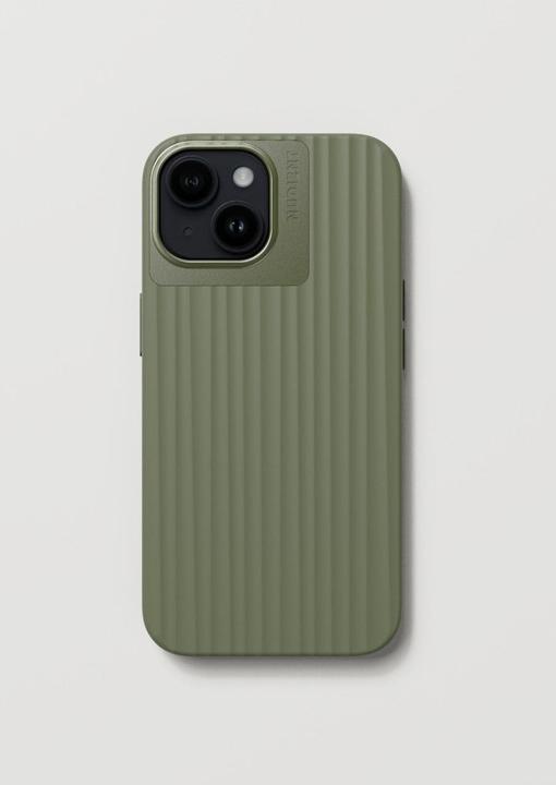 Produktbild Nudient Back Cover Bold Case iPhone 15 Olive Green (Apple iPhone 15)