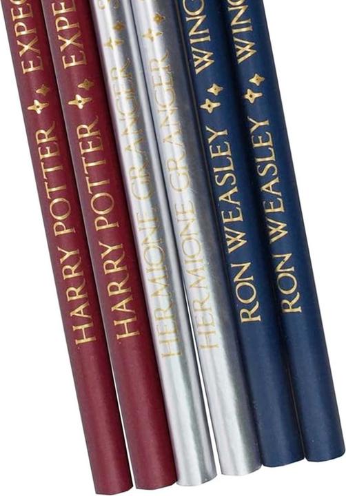 Image du produit Harry Potter : Hogwarts Wands Set de 6 crayons (Blanc, Non contraignant)