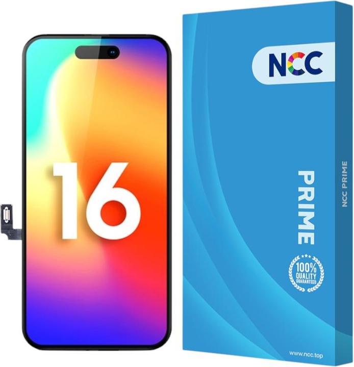 Produktbild NCC Apple iPhone 16 Frontglas / LCD, Incell (Display, Apple iPhone 16)