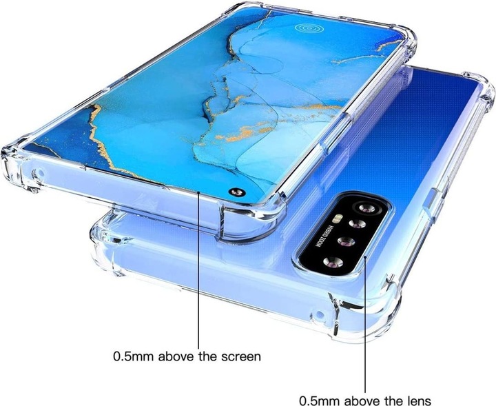 Actual product image Screenguard Oppo Find X2 Neo Crystal Soft Airbag Bumper (Oppo Find X2 Neo)
