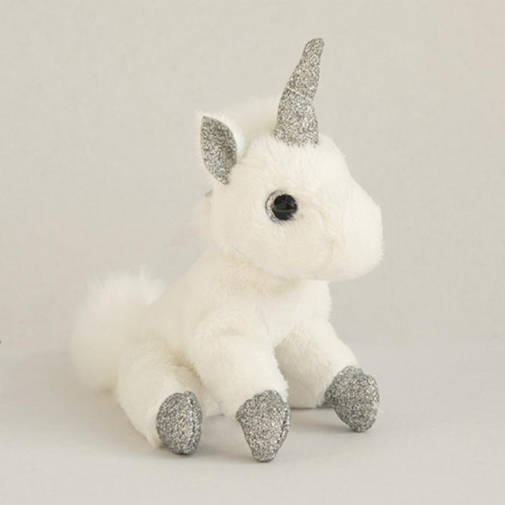 Image du produit Doudou et Compagnie Porte Cles Licorne argent MQ