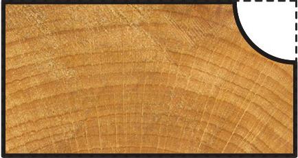 Actual product image wolfcraft 1 Semi-cavity milling cutter WS Ø35mm