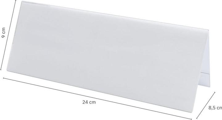 Produktbild Sigel Tischaufsteller Dachform (24 x 9 cm)
