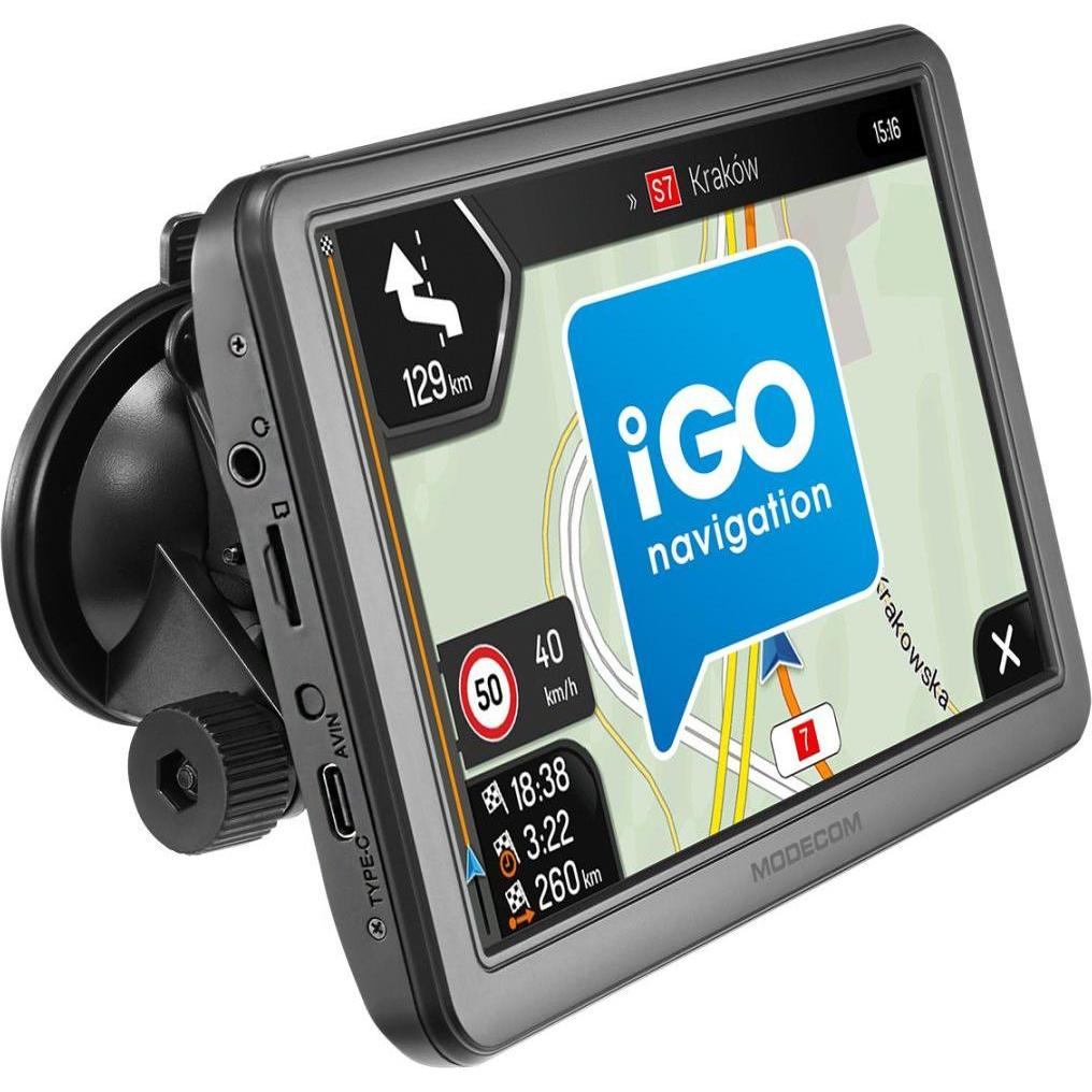 Modecom, Navigatore GPS, FreeWAY CX 7.0 Plus 7" 16GB iGO Navigation Truck mit Karte (1 Jahr Update) (7")