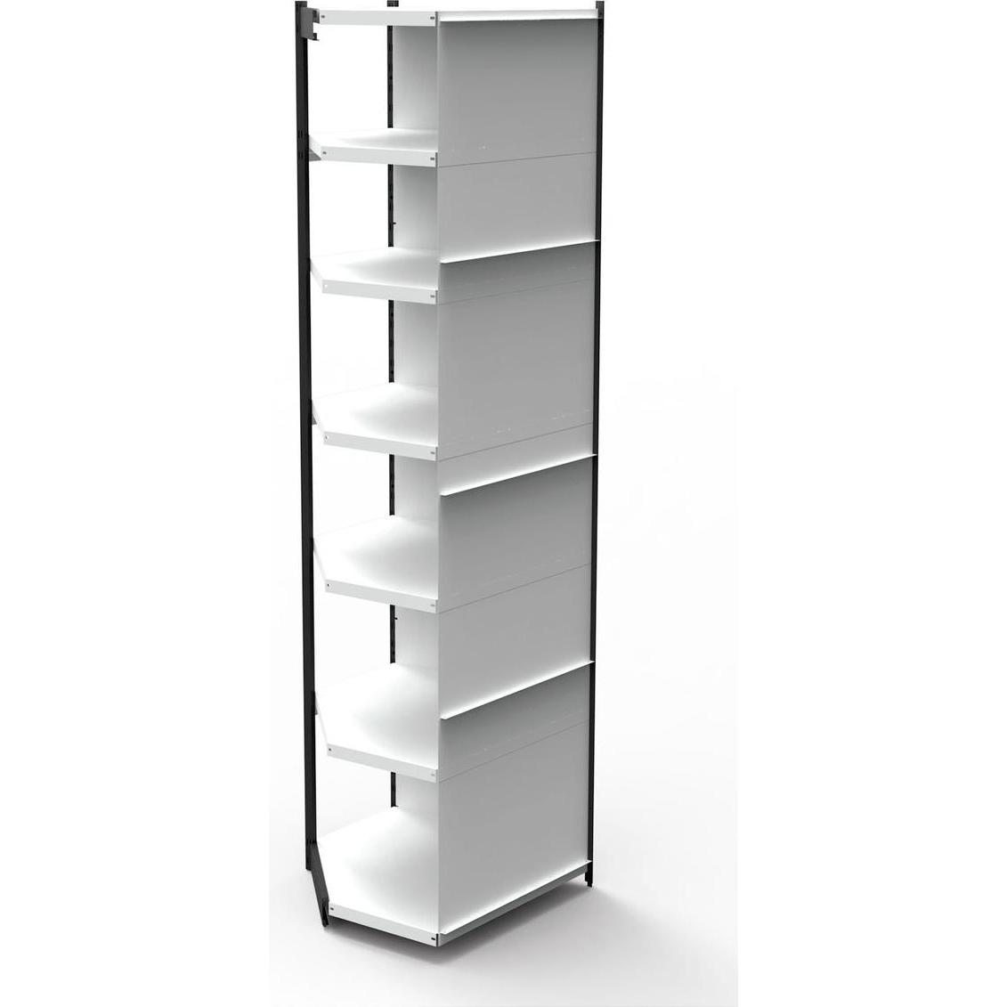 kaiserkraft, Kellerregal, Büro-Regalsystem, mit Rückwand