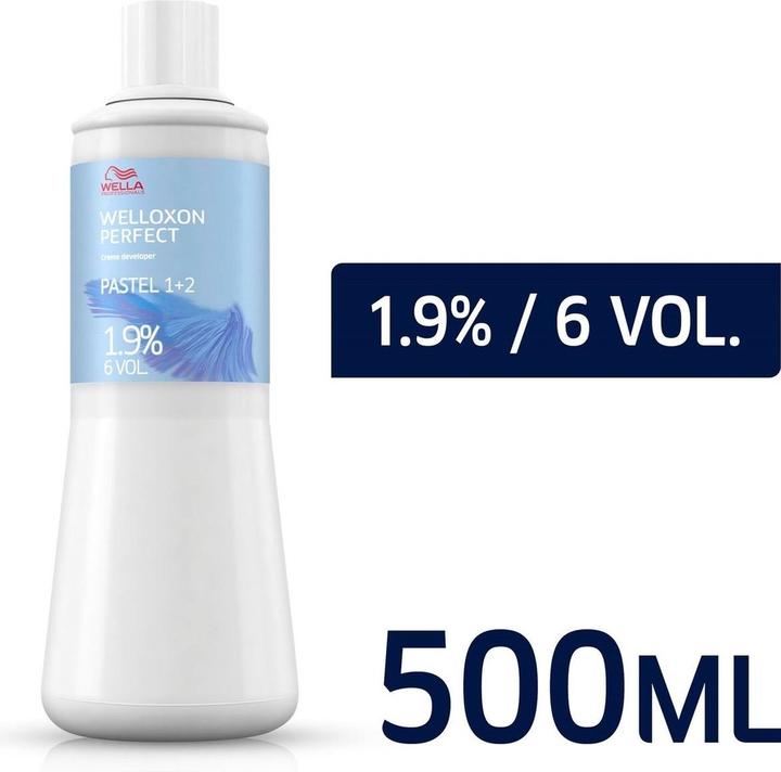 Produktbild Wella Welloxon Perfect 1 2 Pastel 1.9% 500ml (1, 9 % - 6 Vol.)