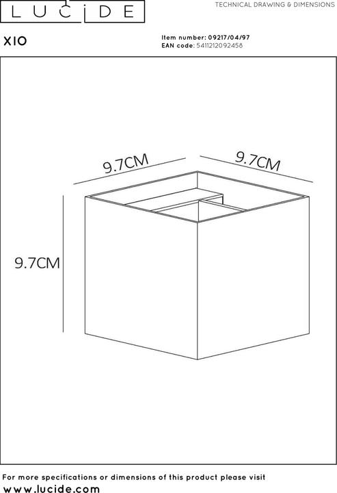 Produktbild Lucide Xio (350 lm, G9)