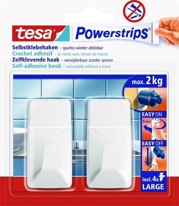 Image du produit tesa Crochet Powerstrips LARGE carré