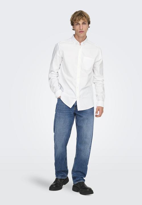 Produktbild Only & Sons Einfarbiges Langarmhemd (XS)