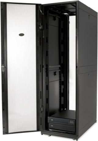 Produktbild APC NetShelter SX 45U 600mm Wide x 1200mm Deep Enclosure with Side Panels and Keys (45 HE, 19 Zoll Rack)