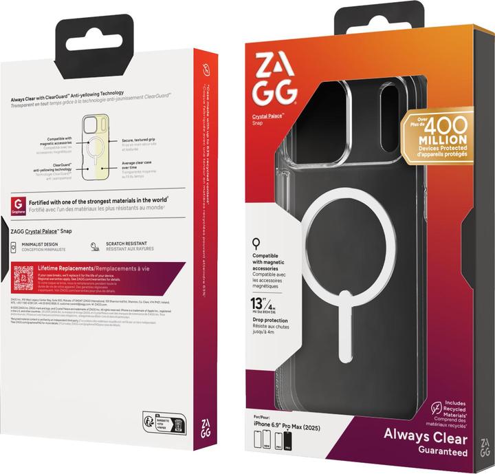 Produktbild Zagg Case für Apple iPhone 17 Pro Max Crystal Palace Snap (Apple iPhone 17 Pro Max)