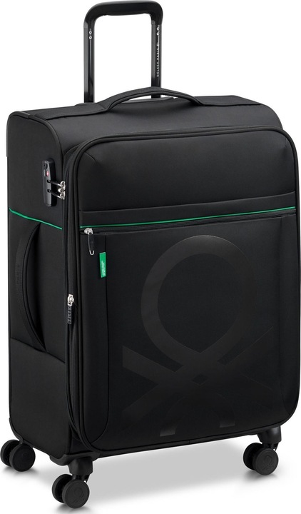 Produktbild Delsey Paris x United Colors of Benetton Color Block 4 Rollen Kabinentrolley S 55 cm mit Dehnfalte (77 l, Handgepäck (bis 50l))