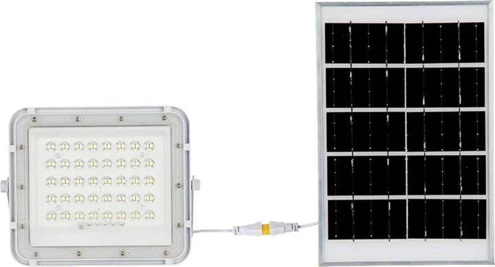 Produktbild V-TAC VT-80W 7841 LED-Flutlichtstrahler, Solarmodul 10 W Kaltweiss Weiss (800 lm, IP65)