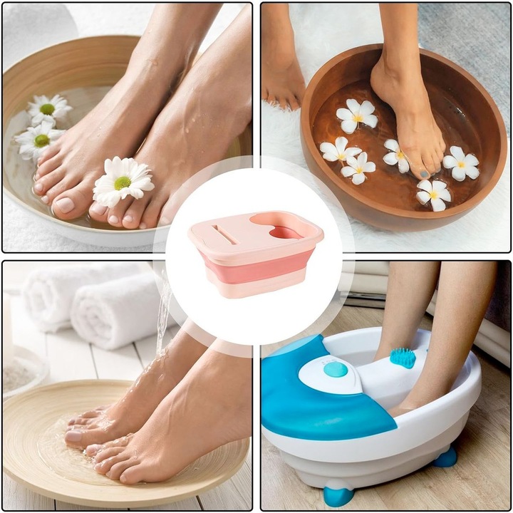 Actual product image König Design Faltbare Fussbadewanne Fussmassage Fussmassagegerät Fussbad Spa Pediküre 21 Liter