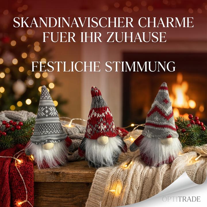 Produktbild Champ Dekofigur Wichtel mit Strickmütze