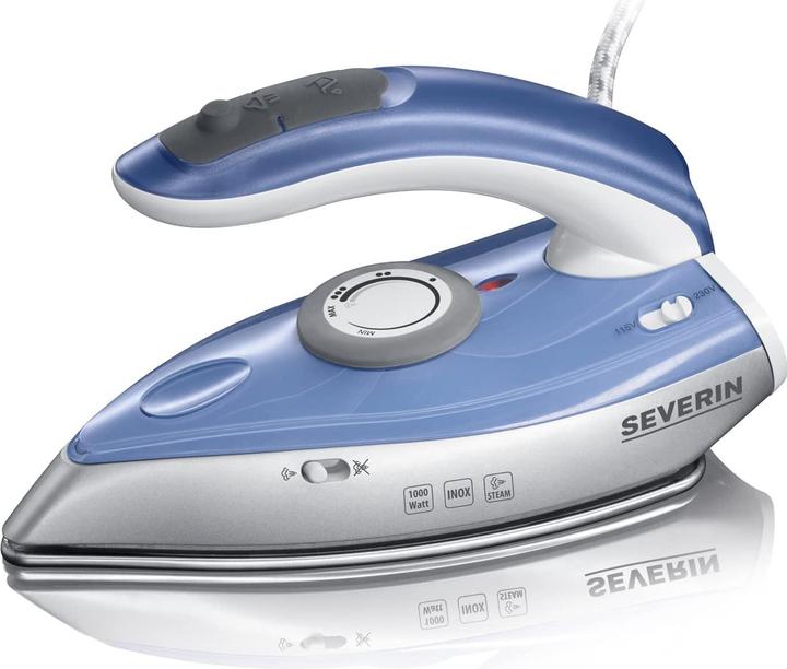 Actual product image Severin Travelling steam iron BA 3234 Silver (1000 W, 40 g/min)