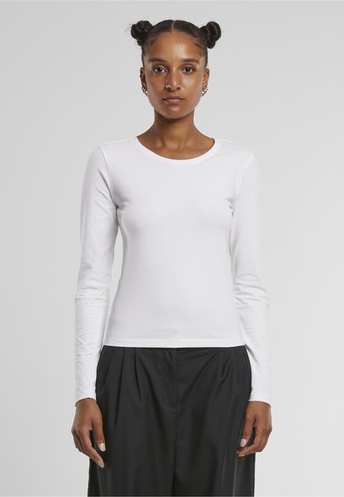 Produktbild Urban Classics Ladies Basic Super Slim Longsleeve - 187089 (XXL)