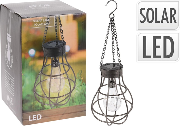 Produktbild hagenuk Solar-Pendelleuchte aus Metall (5 lm)