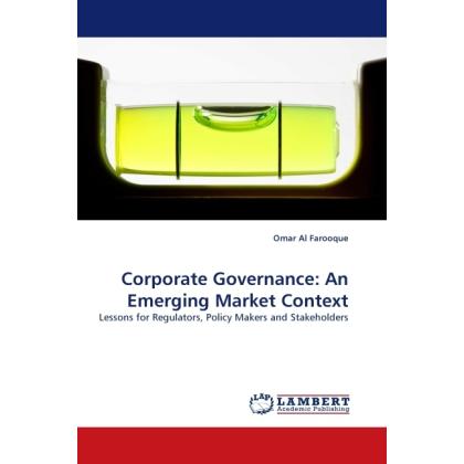 Corporate Governance: An Emerging Market Context, Fachbücher