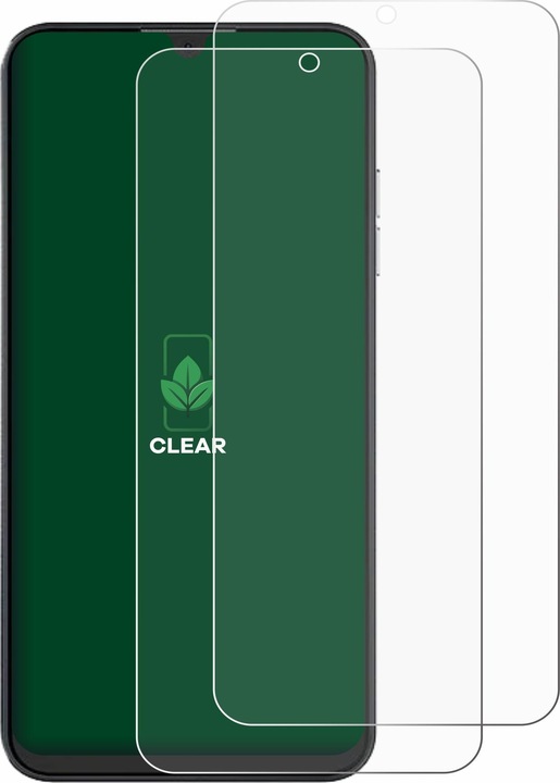 Actual product image ScreenLeaf Screen Protector sustainable Screen Protection, clear, anti-scratch (2 Piece, Xiaomi Redmi Note 15)