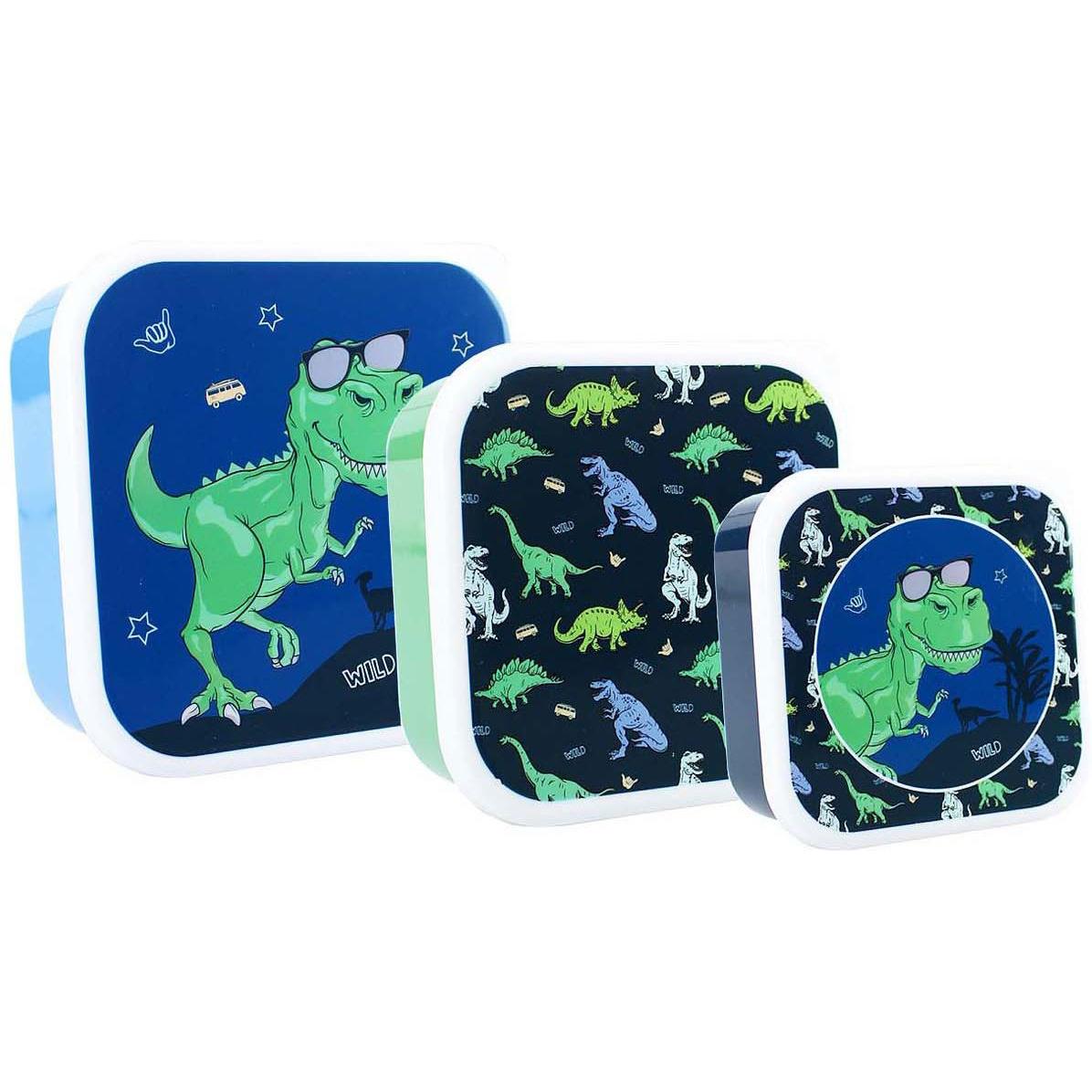 Vadobag Lunchbox Pret Fresh Bites Dinosaurier - 3dlg., Portapranzo, Multicolore