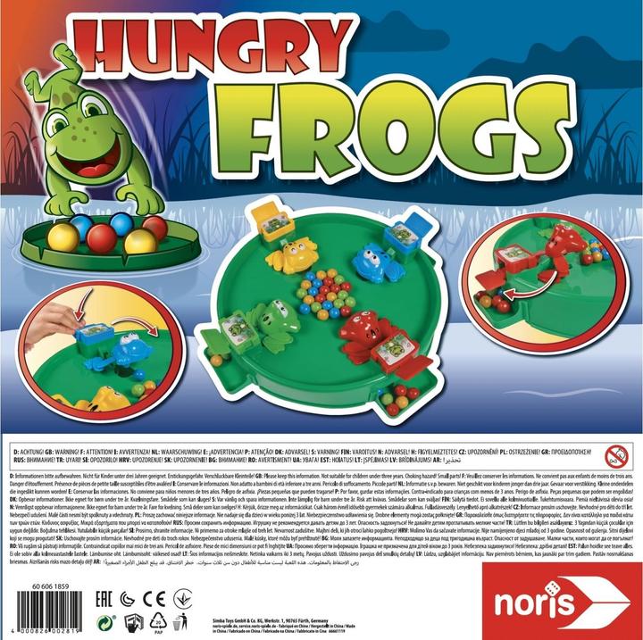 Produktbild Noris Hungry Frogs (Deutsch, 2 - 4 Spieler)