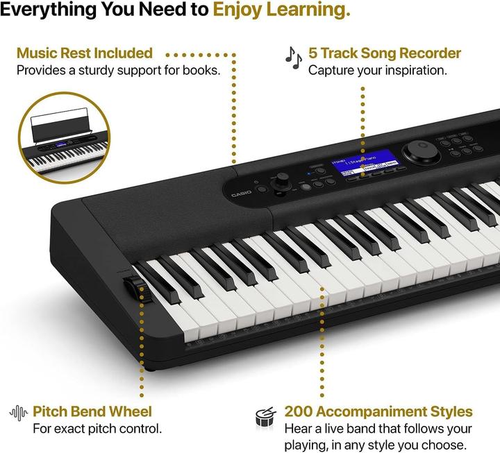 Produktbild Casio Keyboard CT-S400 (61 Tasten)