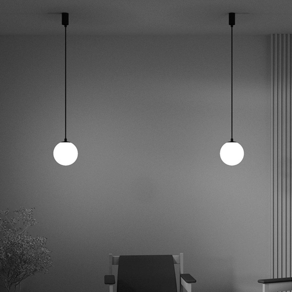 Thumbnail - Maytoni, Pendelleuchte, Luna LED Pendelleuchte, Hängeleuchte 5W 230cm Schwarz 3000K 90Ra Warmweiss (310 lm)