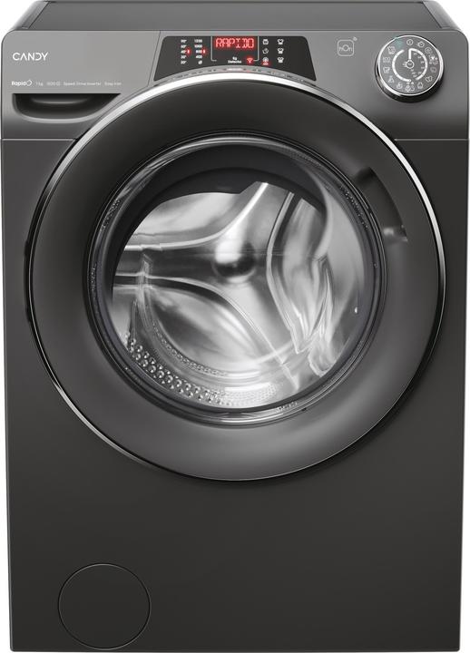 Actual product image Candy RO41276DWMCRT-S Washing Machine, A, Front loading, Depth 45 cm, 7 kg, Anthracite (7 kg, Left)
