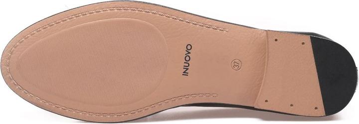 Actual product image Inuovo The fashionable slip-on shoe made from high-quality leather and a decorative link chain on the (41)