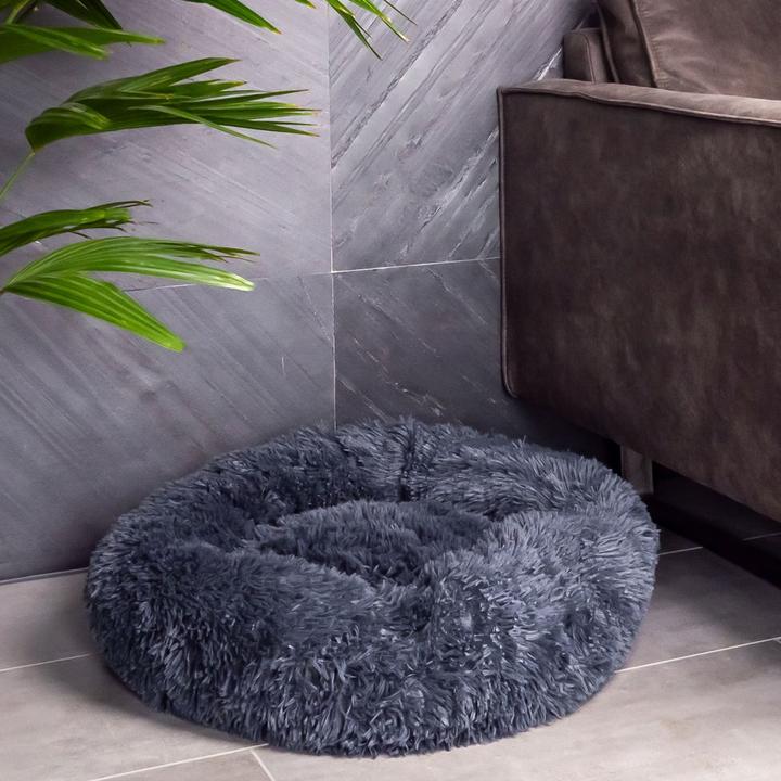 Image du produit Intirilife Lit pour animaux domestiques en gris diamètre 60 cm (Chat, Chien)