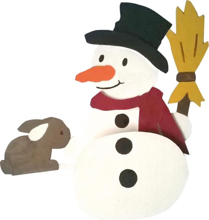 Produktbild Pebaro Holzbausatz Kantenhocker Schneemann