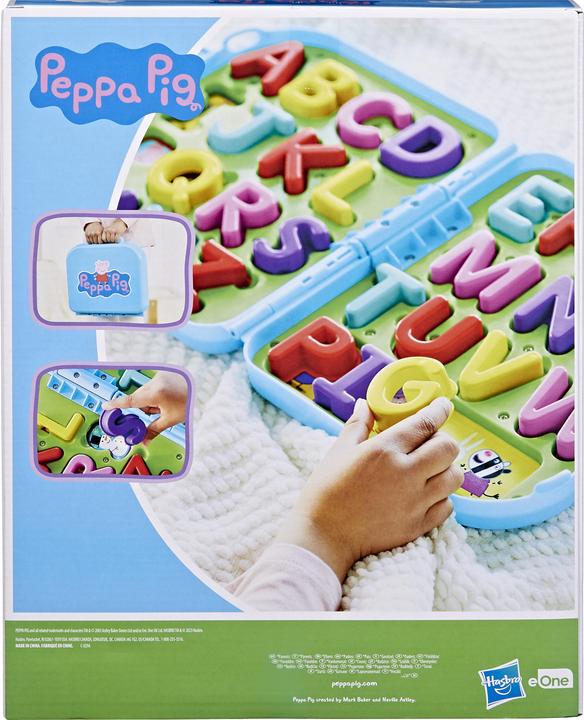 Produktbild Hasbro Peppas Buchstabenbox, Alphabet-Puzzle, Vorschul-Spielzeug