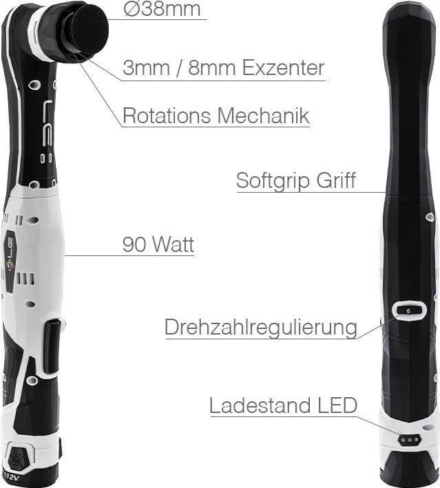 Produktbild Liquid Elements Poliermaschine Set (Exzenterpolierer, 90 W)