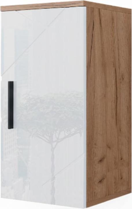 Eiche, Goldkraft Eiche, Weiss, Weiss Hochglanz