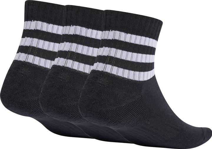 Actual product image adidas 3-Stripes Cushioned Sportswear Mid-Cut Socks (3 pairs) (34 - 36)